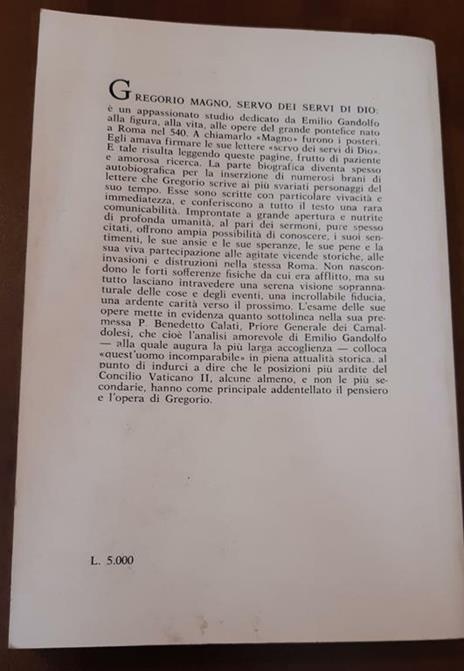 Gregorio Magno. Servo dei servi di Dio - Emilio Gandolfo - 2