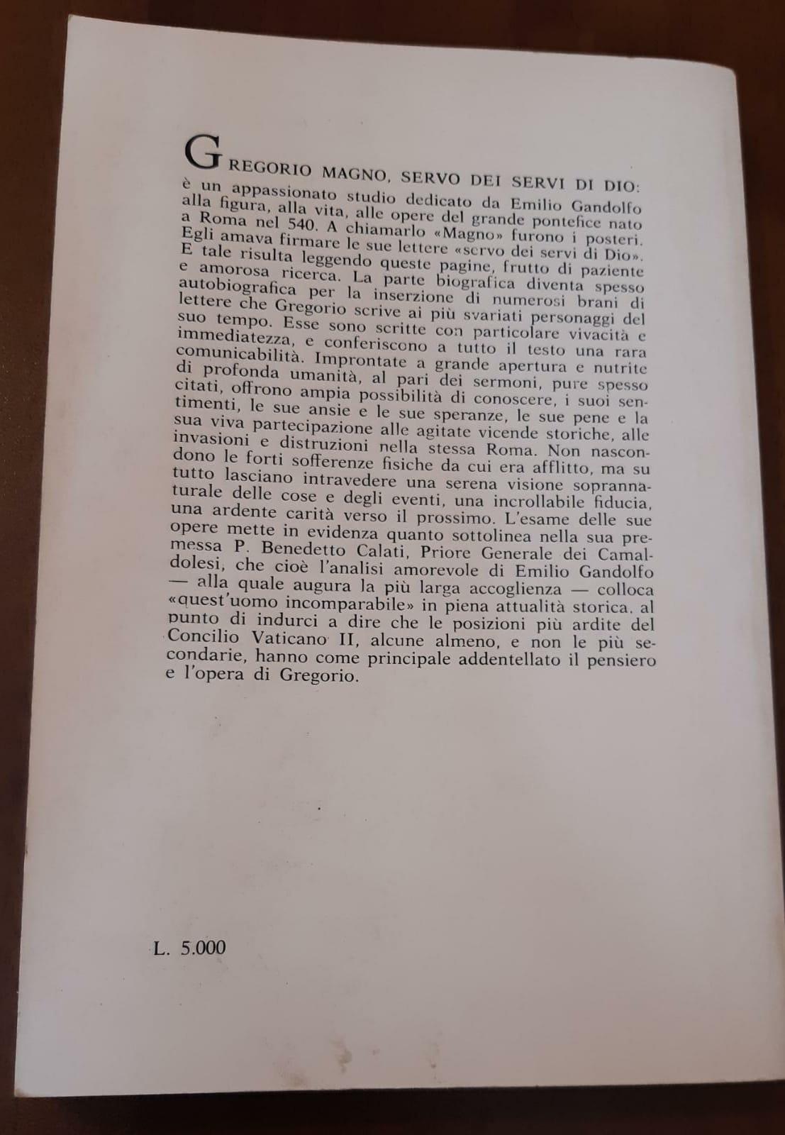 Gregorio Magno. Servo dei servi di Dio