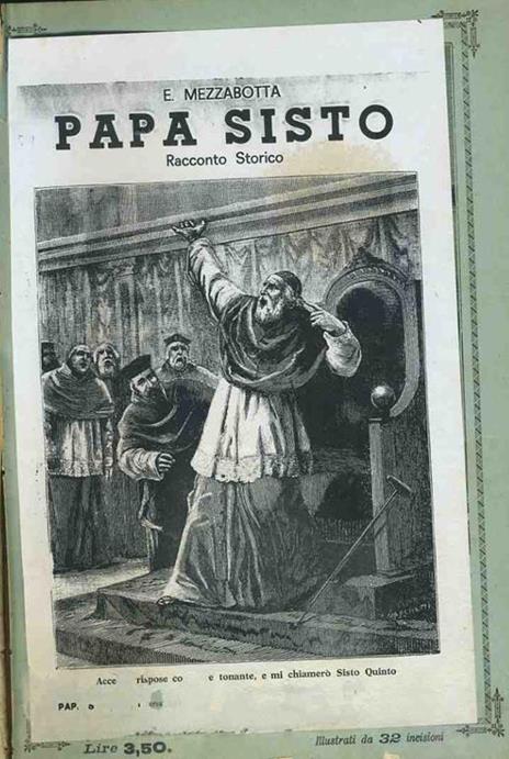 Papa Sisto. Racconto storico - E. Mezzabotta - 2