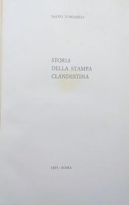 Storia della stampa clandestina