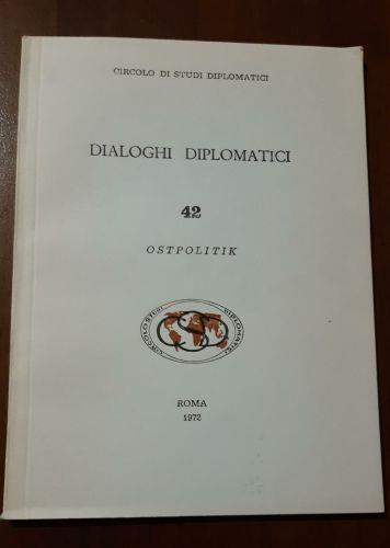 Circolo di studi diplomatici Dialoghi Diplomatici N 42 - copertina