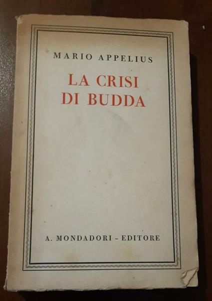La crisi di Budda - Mario Appelius - copertina