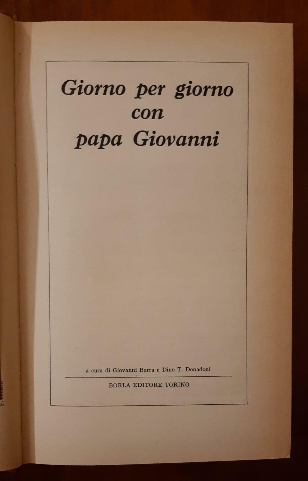 Giorno per giorno con Papa Giovanni