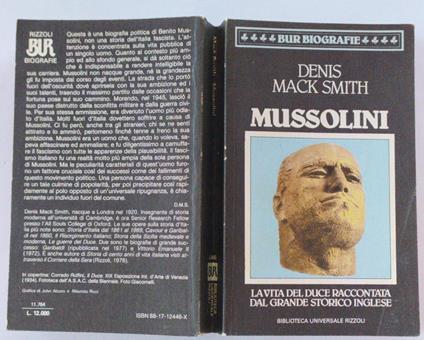 Mussolini - Denis Mack Smith - copertina