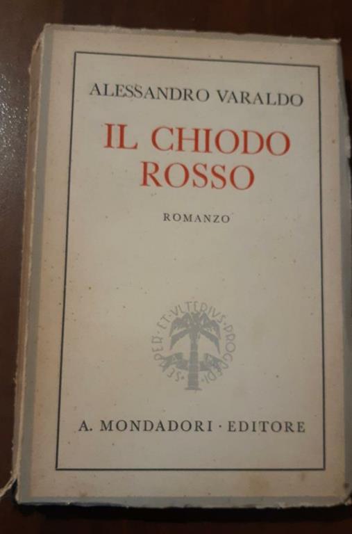 Il chiodo rosso - Alessandro Varaldo - copertina