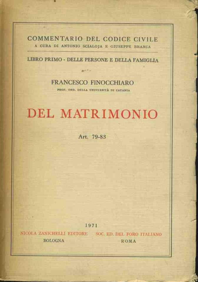 Del matrimonio