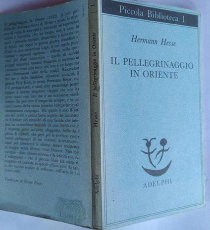 Il pellegrinaggio in Oriente - Hermann Hesse - copertina