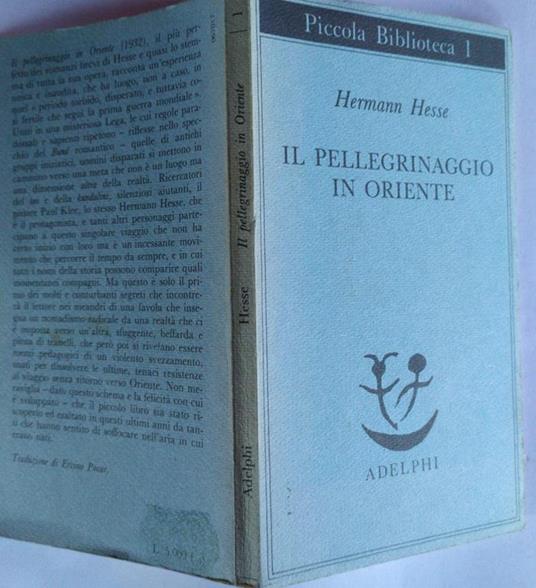 Il pellegrinaggio in Oriente - Hermann Hesse - copertina