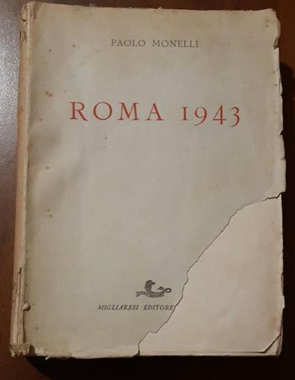 Roma 1943 - Paolo Monelli - copertina