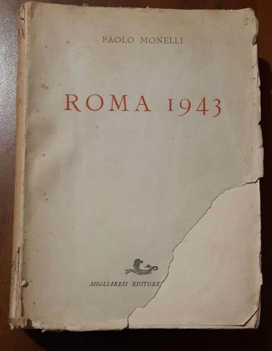 Roma 1943 - Paolo Monelli - copertina
