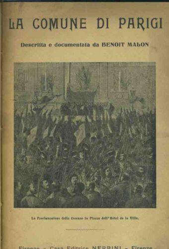 La comune di Parigi - Benoit Malon - copertina