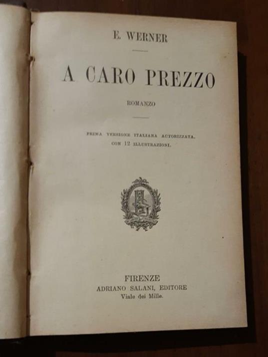 A caro prezzo - Elisabetta Werner - copertina