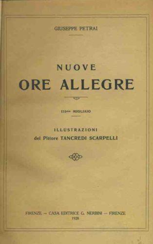 Nuove ore allegre - Giuseppe Petrai - copertina