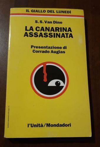 La canarina assassina 1992 - S. S. Van Dine - copertina
