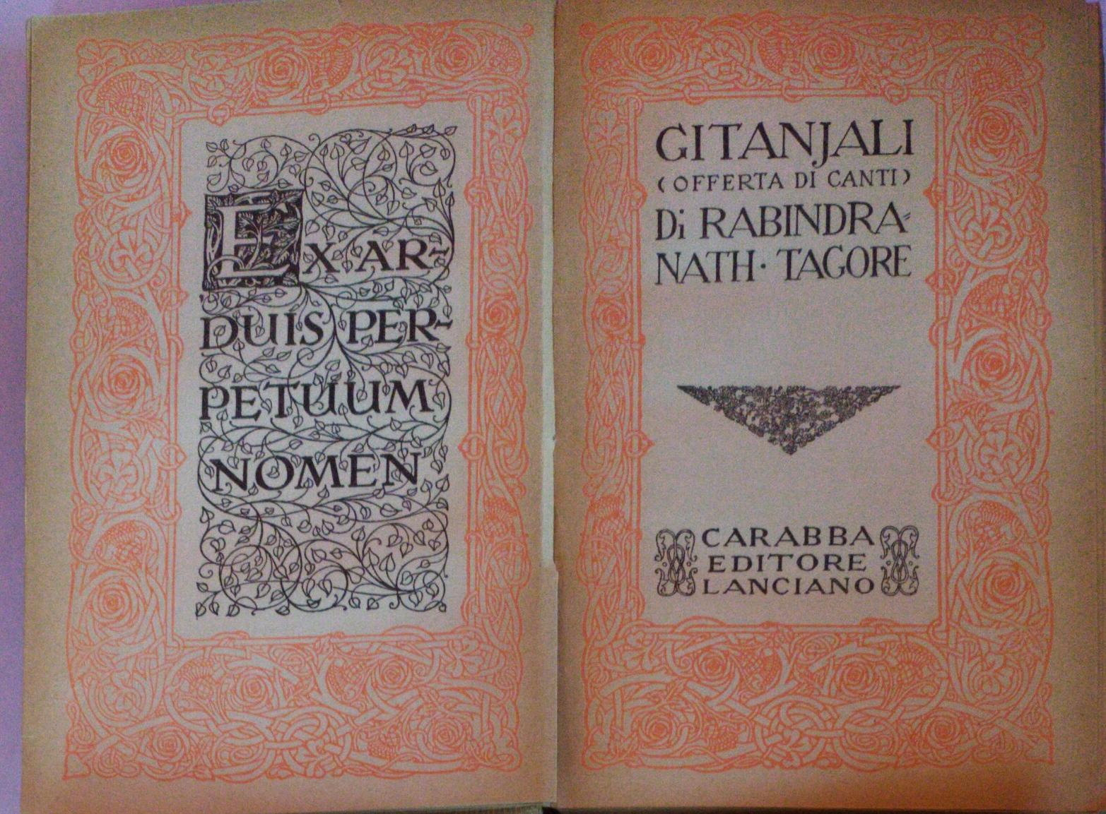 Gitanjali Offerta di canti