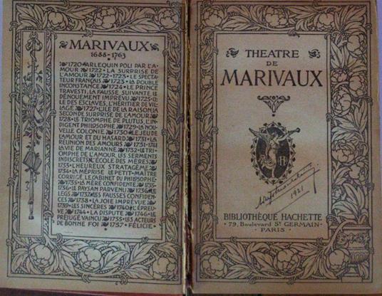 Theatre - Pierre de Marivaux - copertina