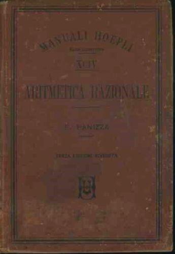 Matematica razionale - Francesco Panizza - copertina