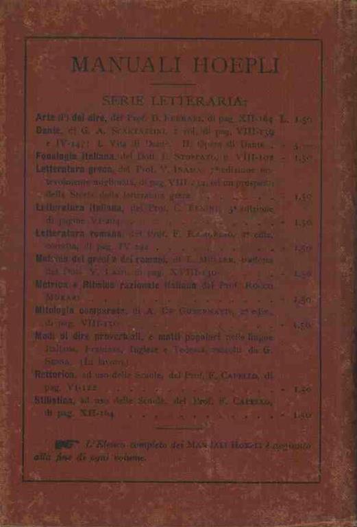 Ritmica e metrica razionale italiana - Rocco Murari - 2