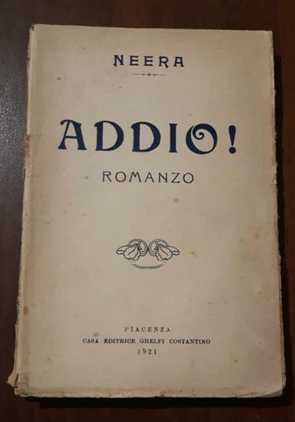 Addio - Neera - copertina
