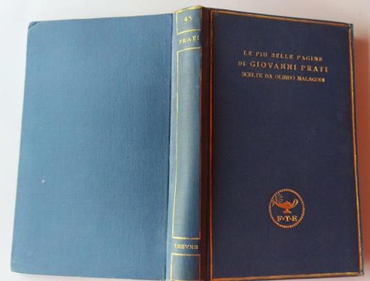 Le piu' belle pagine di Giovanni Prati - Olindo Malagodi - copertina