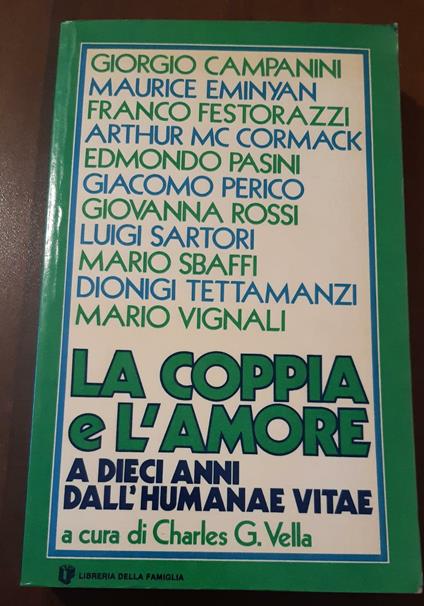 La coppa e l'amore a dieci anni dall'humanae vitae - copertina