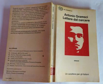 Lettere dal carcere - Antonio Gramsci - copertina