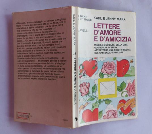 Lettere d'amore e d'amicizia - copertina