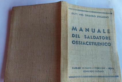 Manuale del saldatore ossiacetilenico - copertina