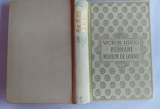 Hernani Marion De Lorme - Victor Hugo - copertina