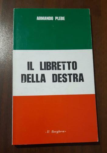 il libretto della destra - Armando Plebe - copertina