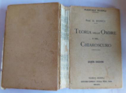 Teoria delle ombre e del chiaroscuro - Elia Bonci - copertina