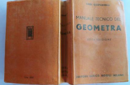 Manuale tecnico del geometra - Luigi Gasparrelli - copertina