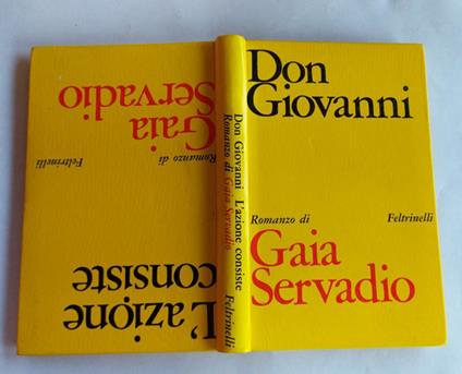 Don Giovanni- L'azione consiste - Gaia Servadio - copertina