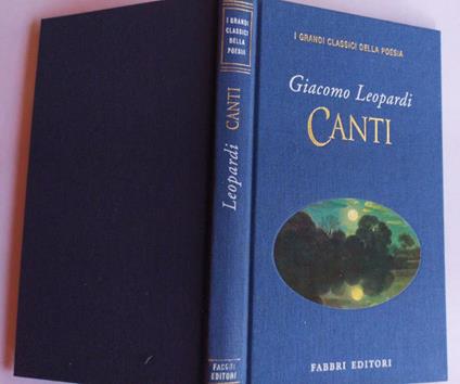 Canti - Giacomo Leopardi - copertina