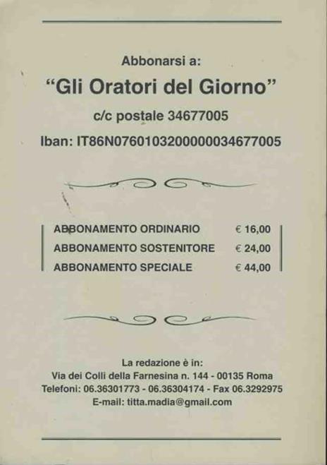 Gli oratori del giorno. La legge è uguale per tutti. Relazione di uno zoologo alieno di ritorno dalla terra. Anno LXXXVI. N. 5 - Titta Madia - 2