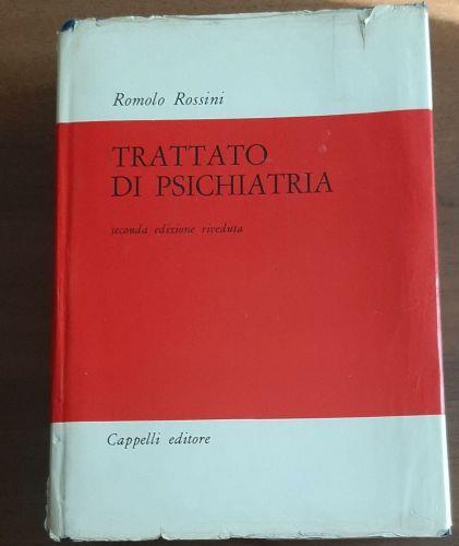 Trattato di psichiatria - Romolo Rossini - copertina