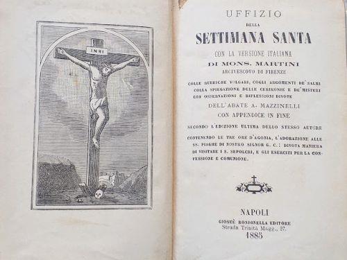 Uffizio della Settimana Santa - copertina