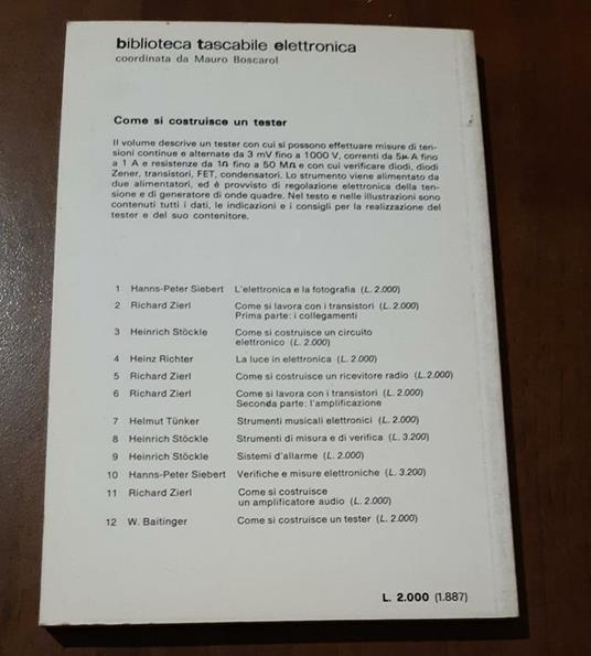 Come si costruisce un tester - Waldemar Baitinger - 2