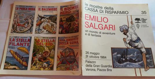 Un mondo di avventure e di fantasia - Emilio Salgari - copertina