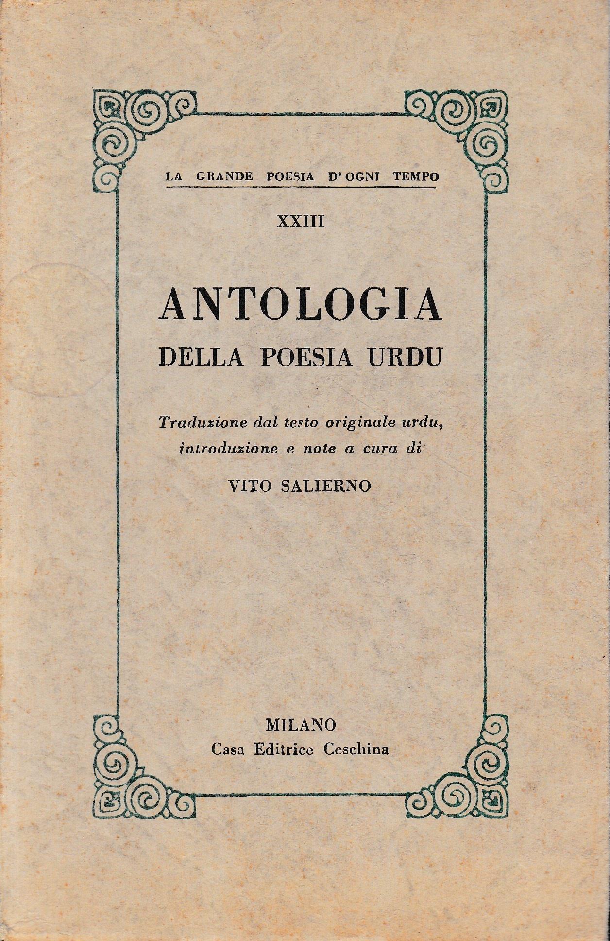 Antologia della poesia Urdu