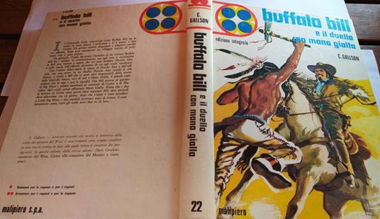 Buffalo Bill e il duello con mano gialla - Clem Gallson - copertina