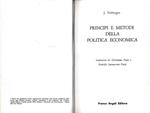 Principi e metodi della politica economica
