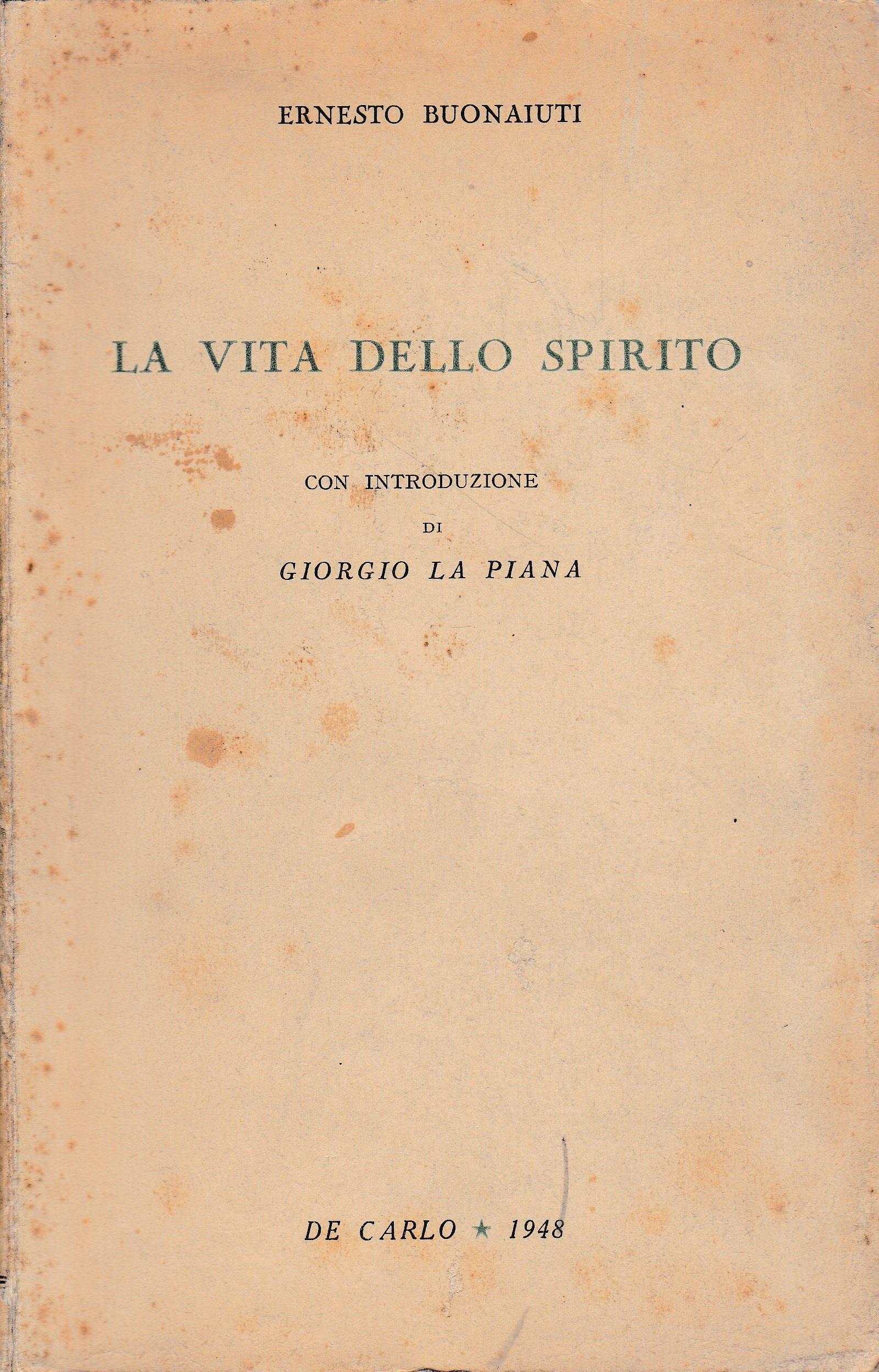 La vita dello spirito