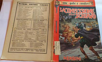 La confessione dello schiavo - Francesco Stocchetti - copertina