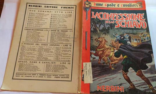 La confessione dello schiavo - Francesco Stocchetti - copertina