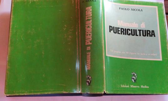 Manuale di Puericultura - Paolo Nicola - copertina