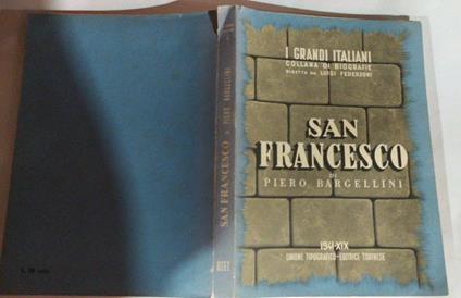 San Francesco - Piero Bargellini - copertina