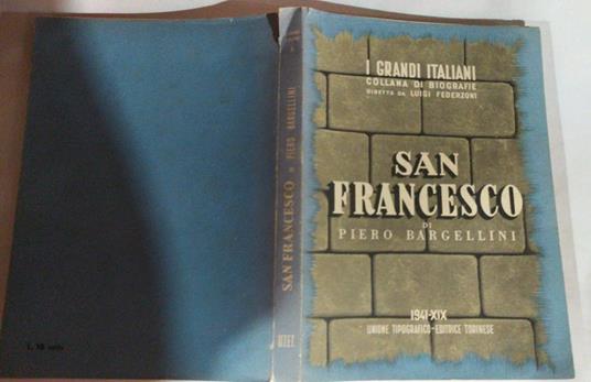 San Francesco - Piero Bargellini - copertina