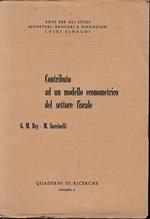 Contributo ad un metodo econometrico del settore fiscale