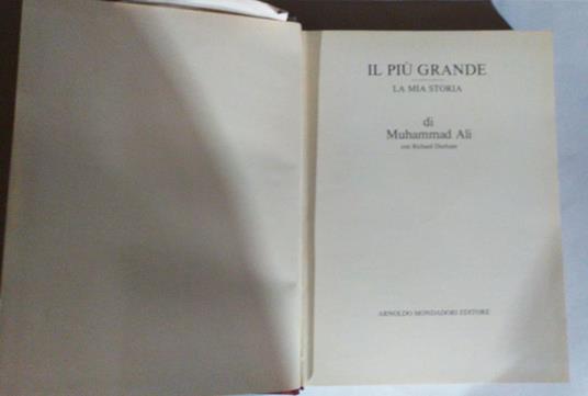 La mia storia Il piu' grande - Muhammad Ali - copertina
